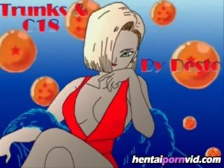 Δράκων μπάλα z hentai_ android 18 και trunks