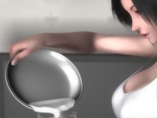 Appealing animated jana pleasuring