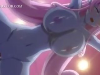 3d hentai nena follando rabo consigue jizzed en grande tetitas