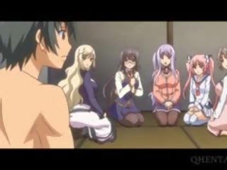 Gorgeous Hentai Girls Fucked In Gangbang