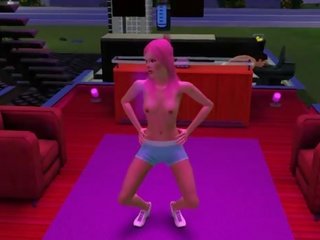 Sims 3 yläosattomissa tanssiminen