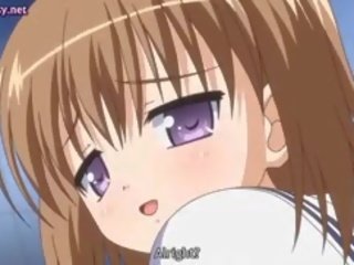 Tinedyer anime masuwaying batang babae may ikot suso makakakuha ng screwed