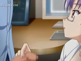 Skjønn 3d anime jente tit knulling stor penis i nærbilde