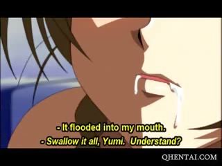 Shy Hentai Girl Stuffing Her Mouth With Cock