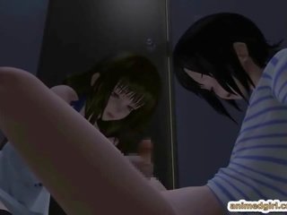 Seksi 3d animasi jepang wadam mengisap titit
