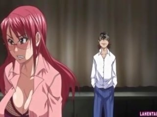 Sexy Hentai Redhead Gets Her Wet Pussy Fingered And Licked