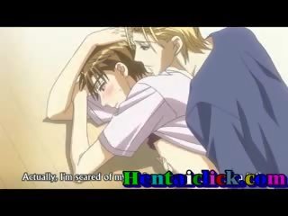 Magra anime homossexual quente masturbava e sexo ação