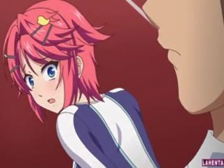 Redheaded Hentai Babe Gets Analed