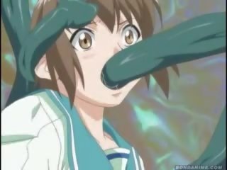 Hentai anime tentakel delights und heroine aktion