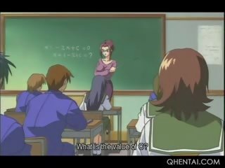 Bondage Hentai School Teacher Blowing Her Students Penis