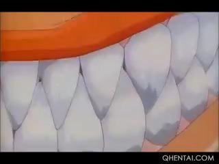 Fuerte hentai sexo adicto consigue su mojada perra dedo teased