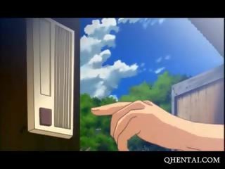 Hentai gf follando duro polla en bañera