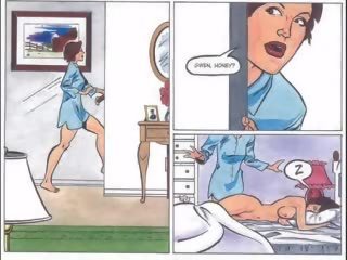 Lesbiană milf robie orgie comic