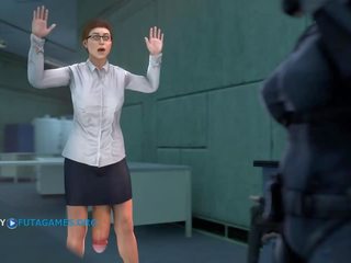 Futa dengan gergasi peter dalam pejabat, gameplay episod