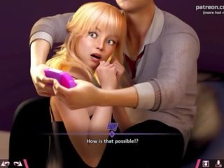 Double Homework &vert; randy blonde teen darling tries to distract steady from gaming by showing her stupendous big ass and riding his manhood &vert; My sexiest gameplay moments &vert; Part &num;14