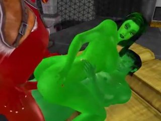 [fantasy-3dsexvilla 2] she-hulk zajebal s a demon in na hulk pri 3dsexvilla 2